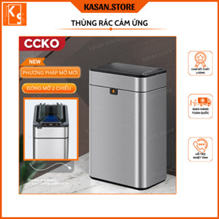 Thùng Rác Cảm Ứng INOX Cao Cấp 9L 15L 20L 30L CCKO CK8807 CK8808 - Sang Trọng, Hiện Đại