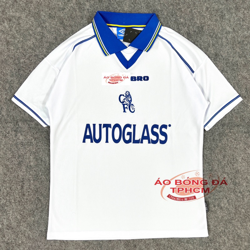 RETRO.CheIsea.1998 - Áo Bóng Đá RETRO CLASSIC hàng Thái cao cấp - RETRO.CheIsea trắng1998