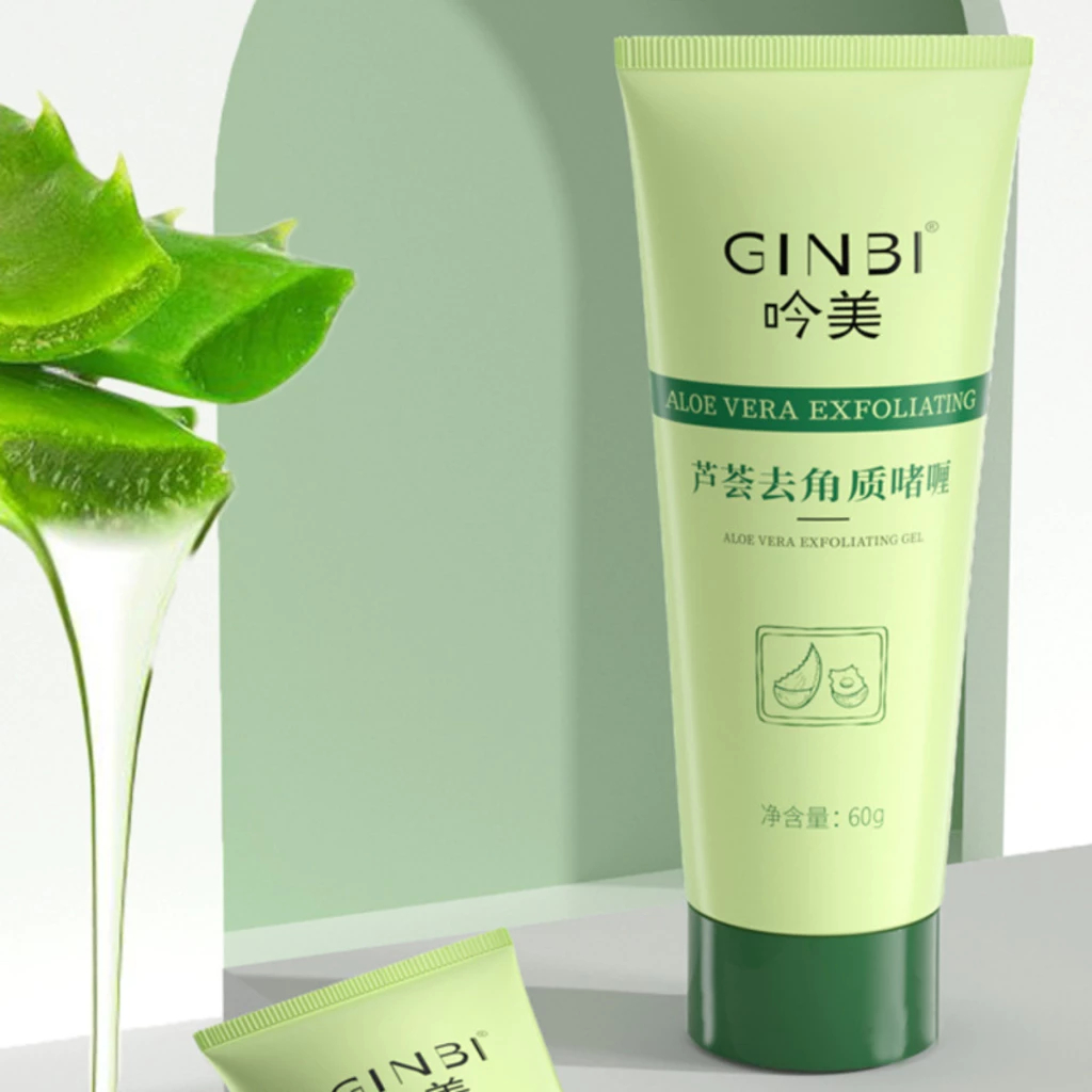 Tẩy Tế Bào Chết Nha Đam GINBI Tẩy Sạch Da Chết Bụi Bẩn Dưỡng Ẩm Trắng Da Mềm Mịn Chống Lão Hoá 100g