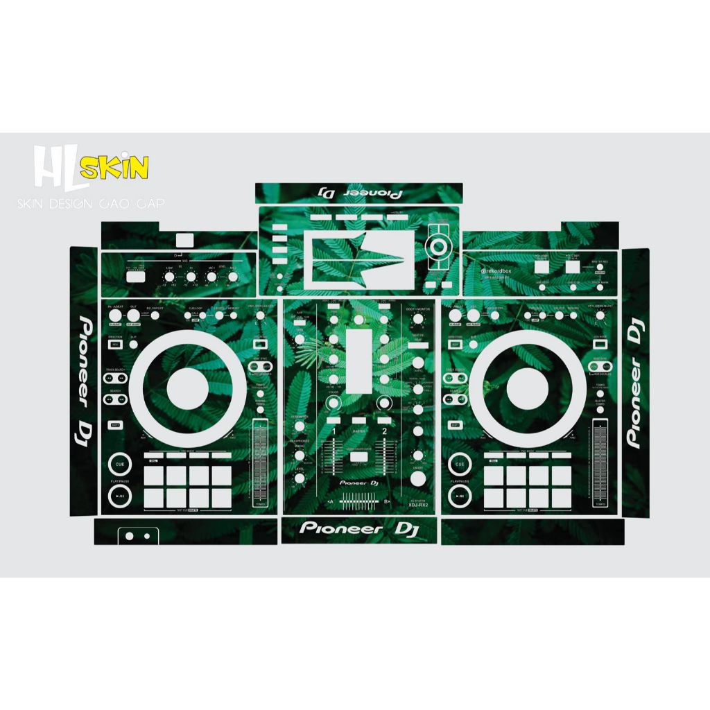 [ Hỏa Tốc ] Skin Dán Bàn DJ ( LÁ CÂY) ( XDJ RR / RX / RX2 / RX3 / XZ , DDJ - SB / RB /200/400)