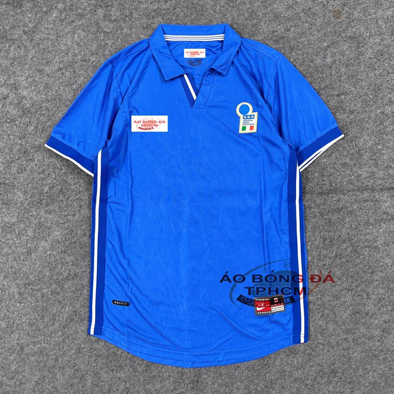 Retro.Tuyển Ý 1998 - Áo Bóng Đá RETRO CLASSlC Thái cao cấp -Retro Ý bích1998