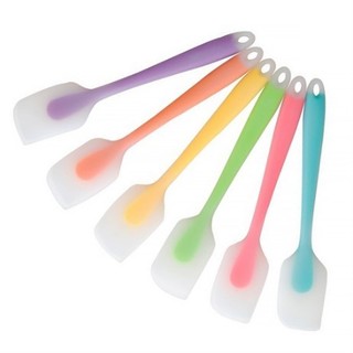 Spatula - Phới Silicon dẹt trộn bột 21cm - 28cm (màu ngẫu nhiên)