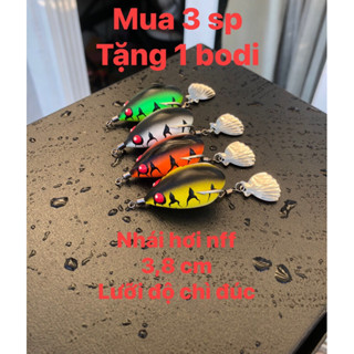 Nhái Hơi Taiger NFF 3.8 cm Lưỡi Độ Chì Đúc - Bắt Cá, Đi Câu