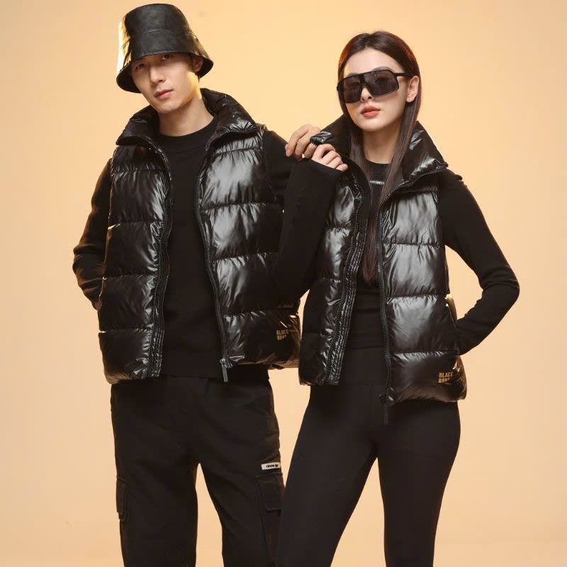 Áo Gile Bóng Áo Phao Gile Nam Nữ Lót Vàng Siêu Nhẹ Dày Dặn Có Mũ