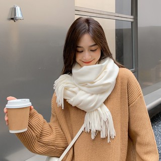 Khăn Len Dạ Lông Cừu Cashmere Cao Cấp Khăn len quàng cổ ANARCHO Siêu Mềm Mịn Choàng Thu Đông vintage phong cách Hàn Quốc