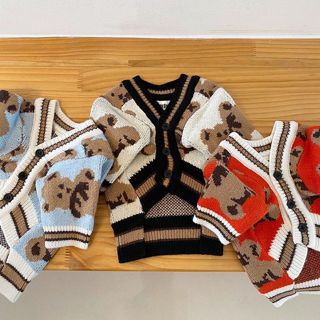 Áo Len Đan Gấu Dễ Thương Cho Chó Mèo Mặc Ấm Áp Quần Áo Cho Thú Cưng Cao Cấp Hàn Quốc Hiha Pets.