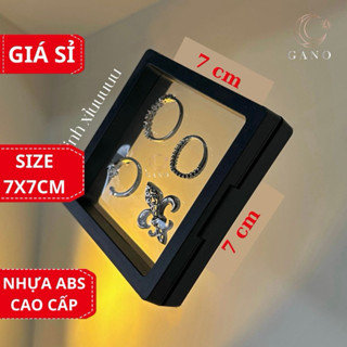 [Mua 50 tặng 2/ 100 tặng 5] Hộp nhựa trong suốt/ Hộp đựng trang sức cao cấp 9x9cm/ 7x7cm:Giá sỉ còn tặng thêm!
