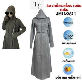  Áo Chống Nắng Toàn Thân Nữ Dáng Crotop Chất Cotton Chống Tia Uv Dáng Dài Áo Chống Nắng Nữ Dáng Váy Umì  Loại 1 