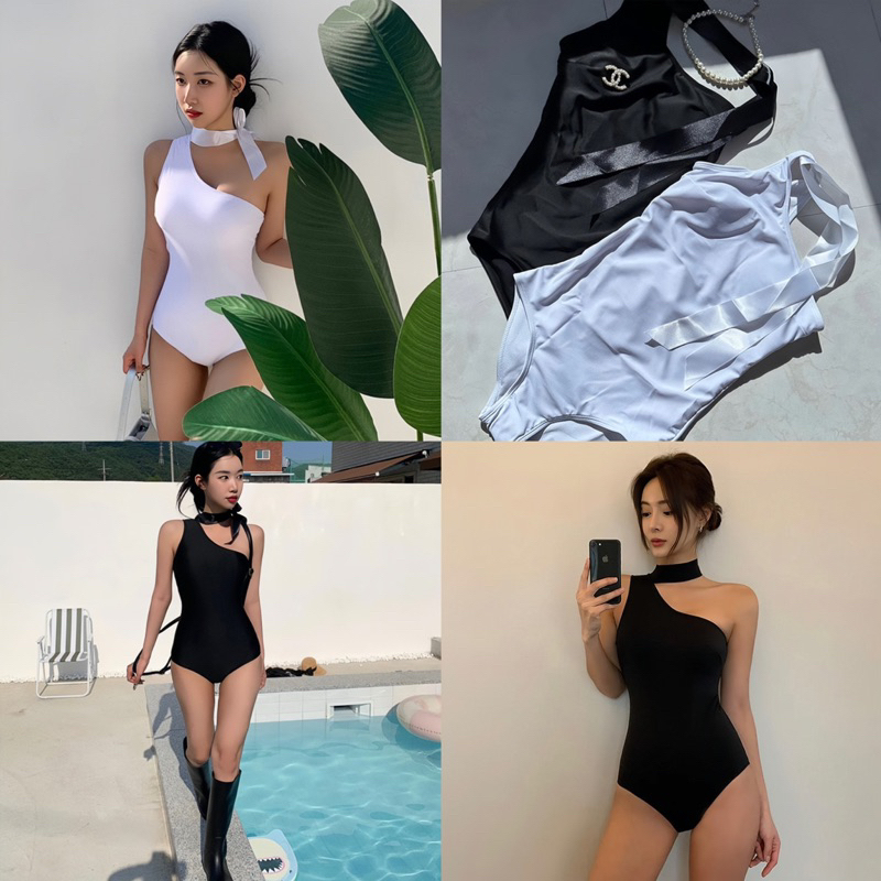 Bikini - đồ bơi một mảnh cột nơ cổ