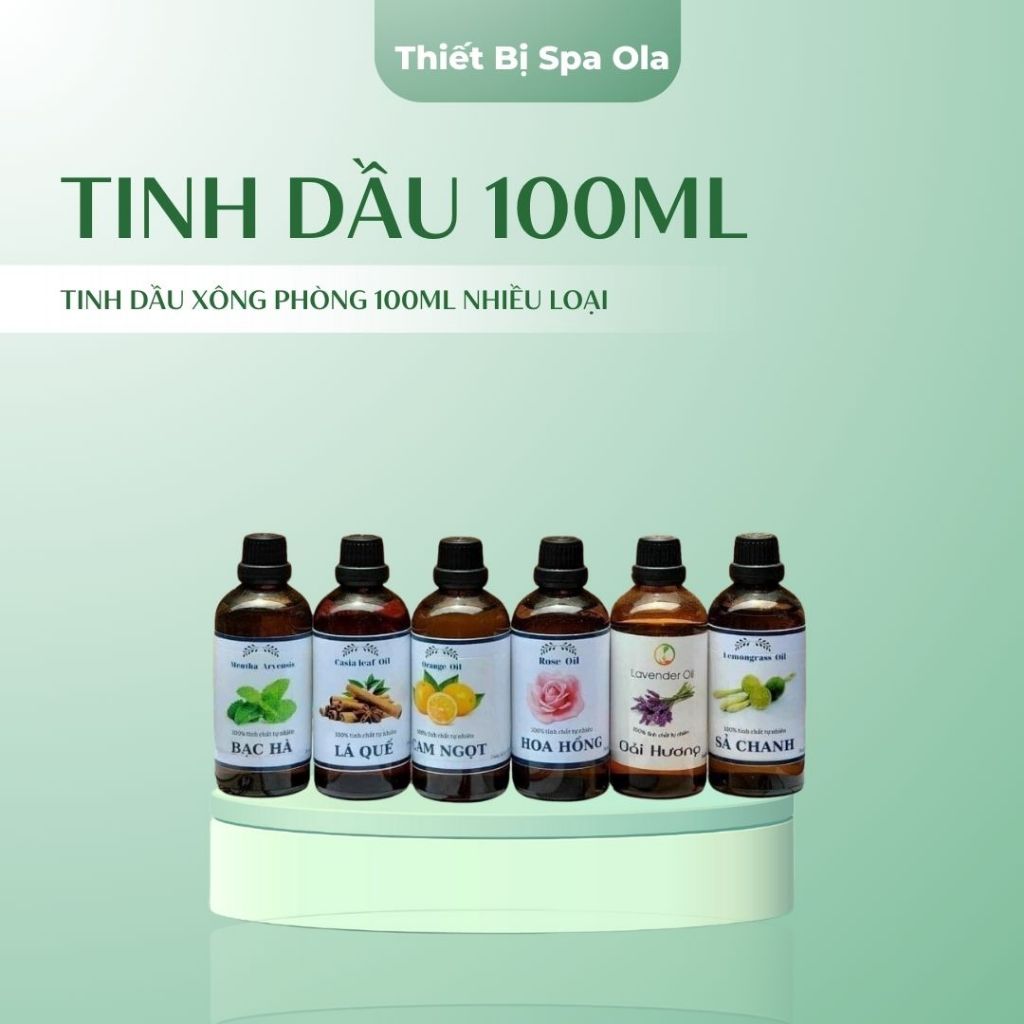 Tinh Dầu Xông Phòng Nhiều Mùi Hương Tinh Dầu Chanh Sả Chai 100ml