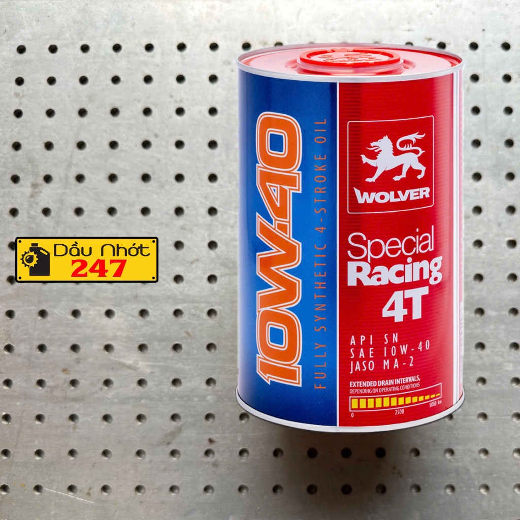 Dầu nhớt Wolver Special Racing 10W40 1L