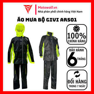  Bộ Áo Mưa Givi ARS01 Có Mũ Bigsize Chính Hãng Mới Nhất 2024 - Motowolf Việt Nam Chính Hãng 