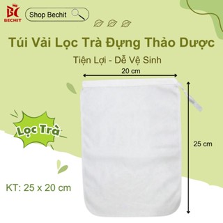 Túi Lọc - Túi Vải Đa Năng - Túi Vải Đựng Thảo Dược Xông Hơi - Túi Đựng Lá Xông 20x25cm