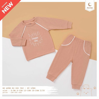 (Sale20%) Bộ dài tay chất nỉ tăm Moon