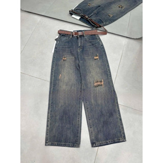 Quần Jean xuông rách nấm lùn 2367