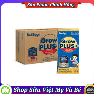 Nutifood Growplus xanh tăng cân 180ml (mẫu mới) - dành cho trẻ trên 1 tuổi - [Chính hãng]- [Date mới]