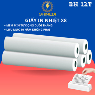  Giấy nhiệt X8,X9 SHINEDI cuộn 30 tờ A4 dành cho dòng máy in nhiệt X8 và các dòng máy tương tự. 
