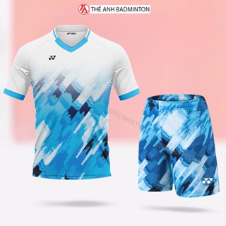 Áo Cầu Lông Nam Nữ YONEX 282 Trắng - Áo Thể Thao Co Giãn 4 Chiều Đủ Size M L XL XXL