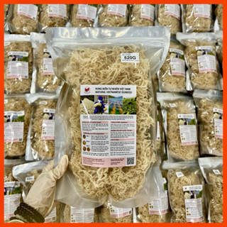 1Kg Rong Sụn Khô Seamoss Không MUỐI, Không TẨY | Rong Sụn biển nấu chè làm gỏi nộm salad | Linhducon