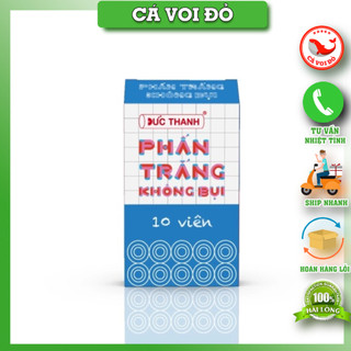 (cókhắctên) phấn Đức Thanh siêu rẻ / Phấn viết bảng đen / phấn không bụi (phấn trắng/ phấn màu/ phấn mỹ thuật )