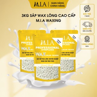 Combo 6 Túi Sáp [3kg] Sáp Wax Lông Cao Cấp M.I.A WAXING, sáp tẩy lông nách, sáp wax lông tay chân, wax bikini