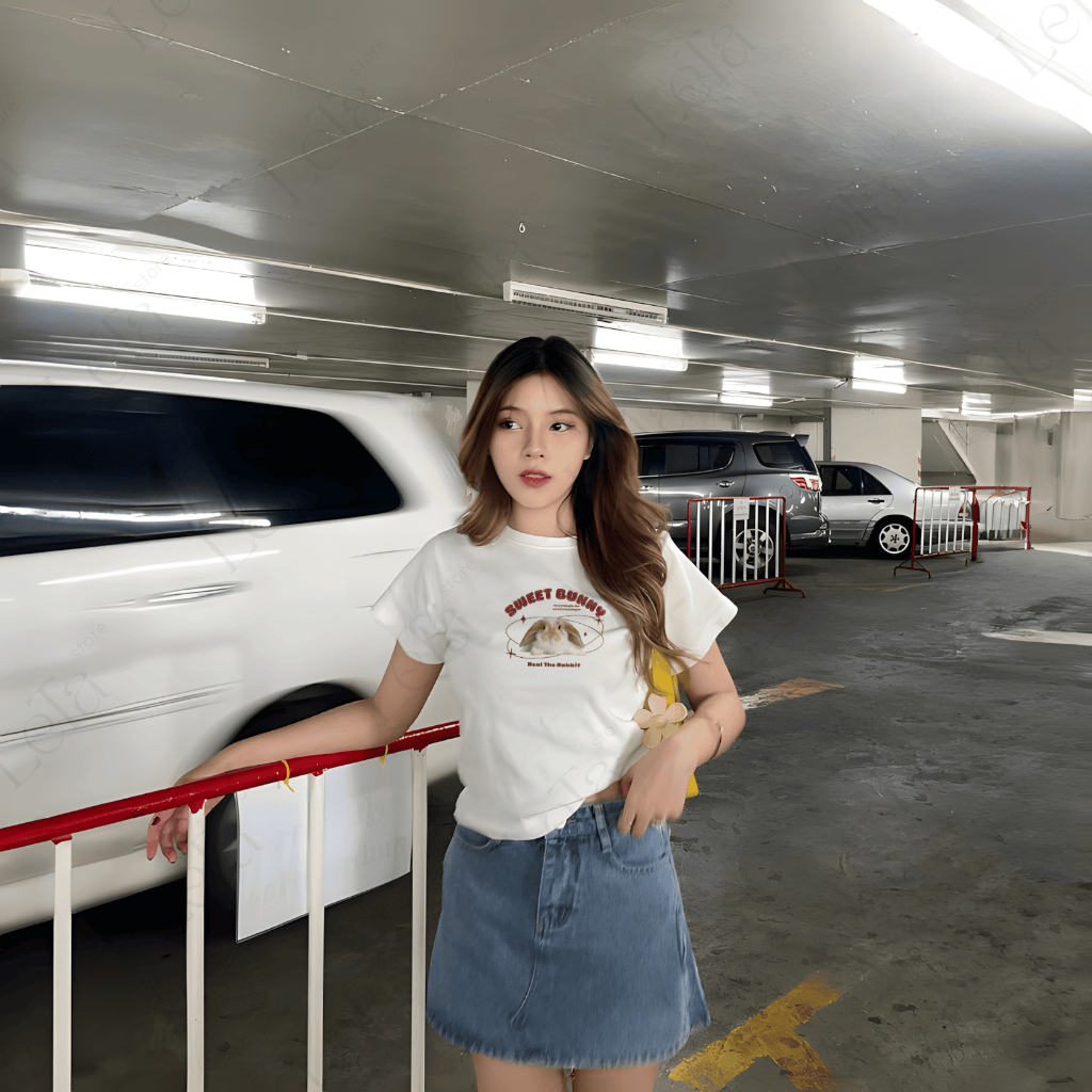 Áo Thun Babytee Mẫu THỎ SWEET - 100% Cotton Mềm Mại, Thoáng Mát | BigBuy360 - bigbuy360.vn