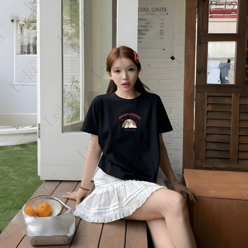 Áo Thun Babytee Mẫu THỎ SWEET - 100% Cotton Mềm Mại, Thoáng Mát | BigBuy360 - bigbuy360.vn