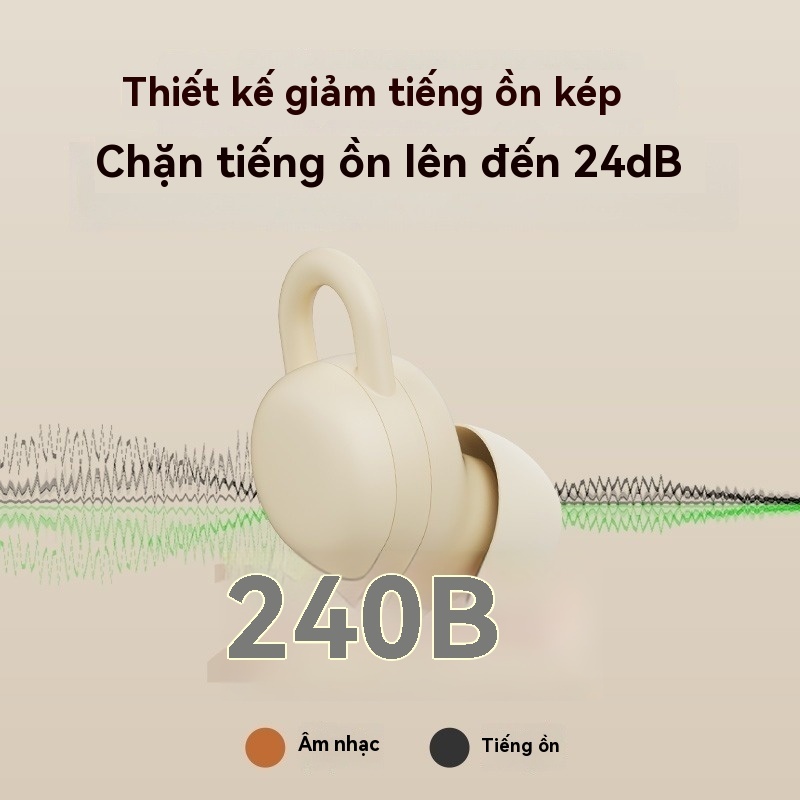 TZUZL X68 Tai nghe ngủ không dây mới Giảm tiếng ồn vô hình Tai nghe ngủ thể thao Bluetooth | BigBuy360 - bigbuy360.vn