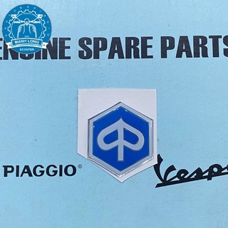 Lô gô Piaggio dán mặt trước xe Zip ( chính hãng )