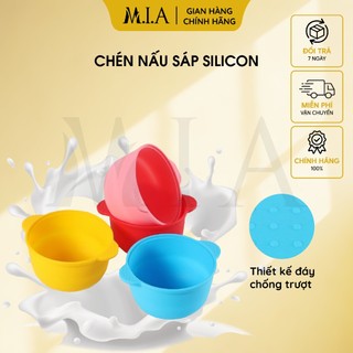  1. Chén - Lồng Nối Silicon Nấu Sáp Chống Dính Chén Nấu Sáp Wax Lông 