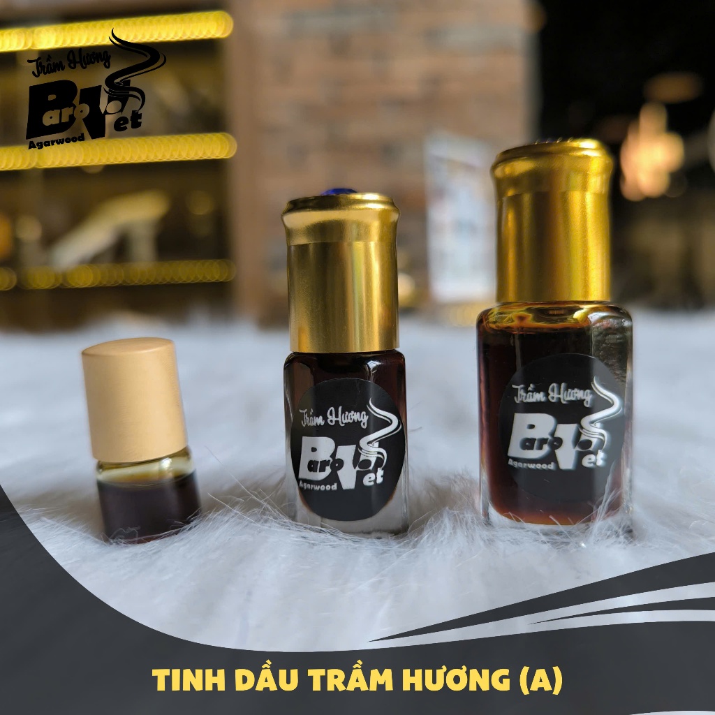 Tinh dầu trầm hương nguyên chất (loại A tiêu chuẩn) (1ml/3ml)