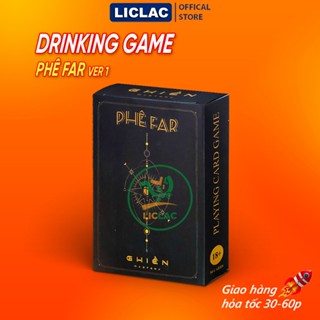  Bộ bài nhậu PHÊ FAR 50 lá - Drinking Game vui vẻ say sưa với bạn bè hội nhóm đem lại tiếng cười 