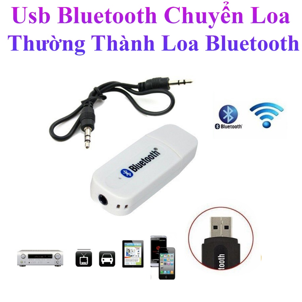 USB Bluetooth Biến Loa Thường Thành Loa Bluetooth