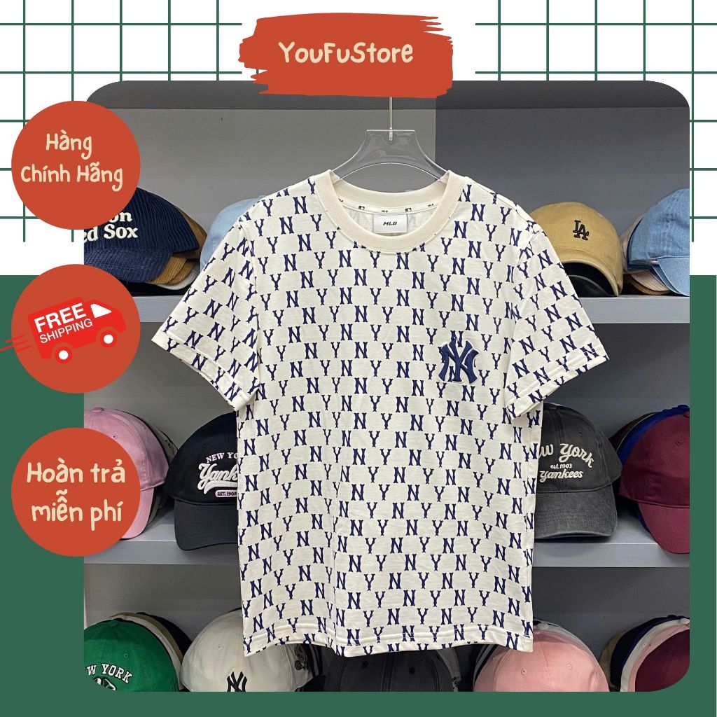 (Auth) Áo Thun MLB Áo Phông Ny Mono MLB Hàng Chính Hãng CODE: 31TSM1131 | YouFu Store
