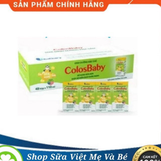 Vitadairy Sữa bột pha sẵn Colosbaby 110ml (48 hộp) - cho trẻ trên 1 tuổi - [Chính hãng]- [Date mới]