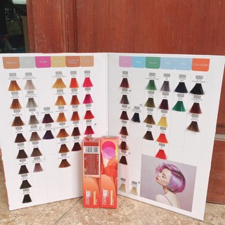 Bảng màu nhuộm tóc colorline