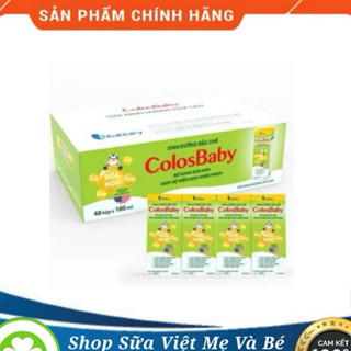 Vitadairy Sữa bột pha sẵn Colosbaby 180ml (48 hộp)- cho trẻ trên 1 tuổi- [Chính hãng]- [Date mới]