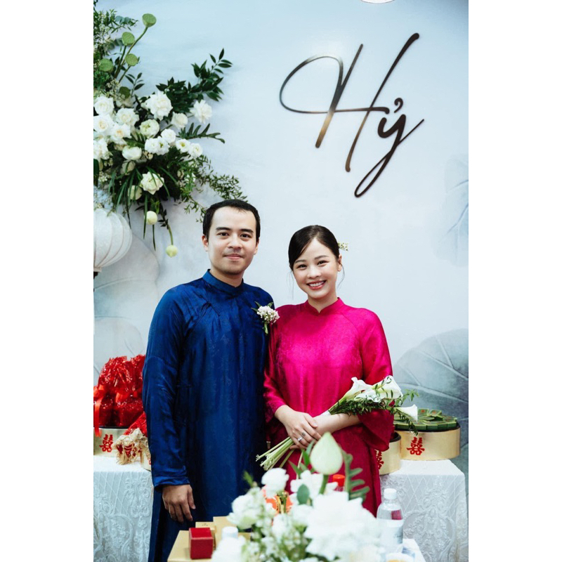 Áo dài nam gấm Thọ Dơi mềm đẹp