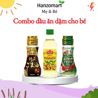 Combo dầu ăn dặm cho bé Nhật Bản