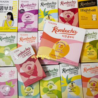T7/26 - Set 10 gói Mix vị - Trà trái cây lên men TEAZEN/MONT BEST Kombucha Hàn Quốc