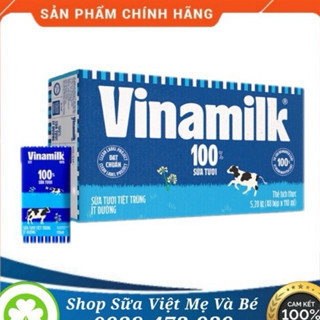 Vinamilk Sữa tươi ít đường 110ml (thùng/ 48 hộp) -DÀNH CHO TRẺ TRÊN 1 TUỔI-[Chính hãng]- [Date mới]