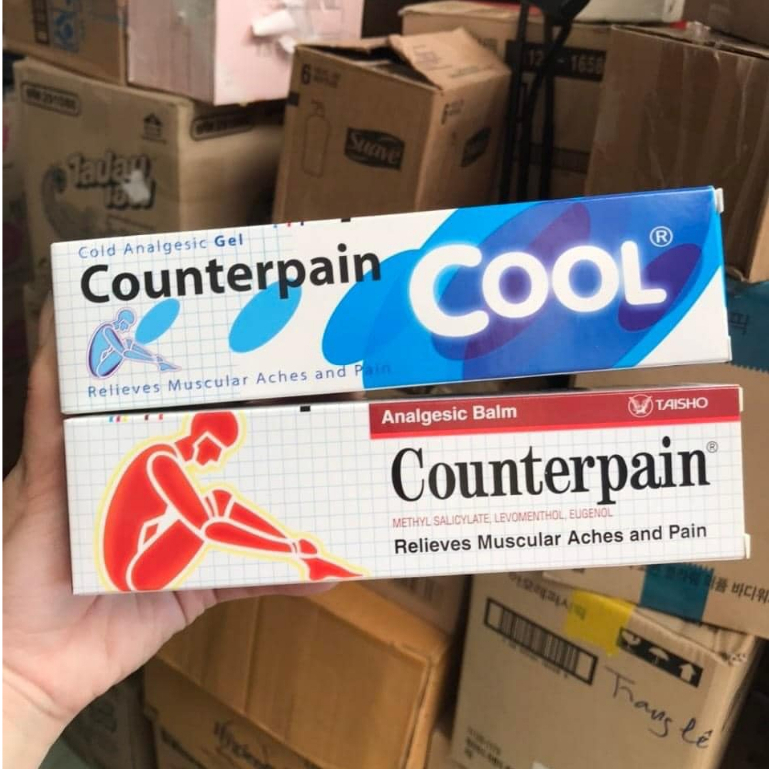 Kem Xoa Bóp Nhức Mõi Counterpain Red & Counterpain Cool Thái Lan