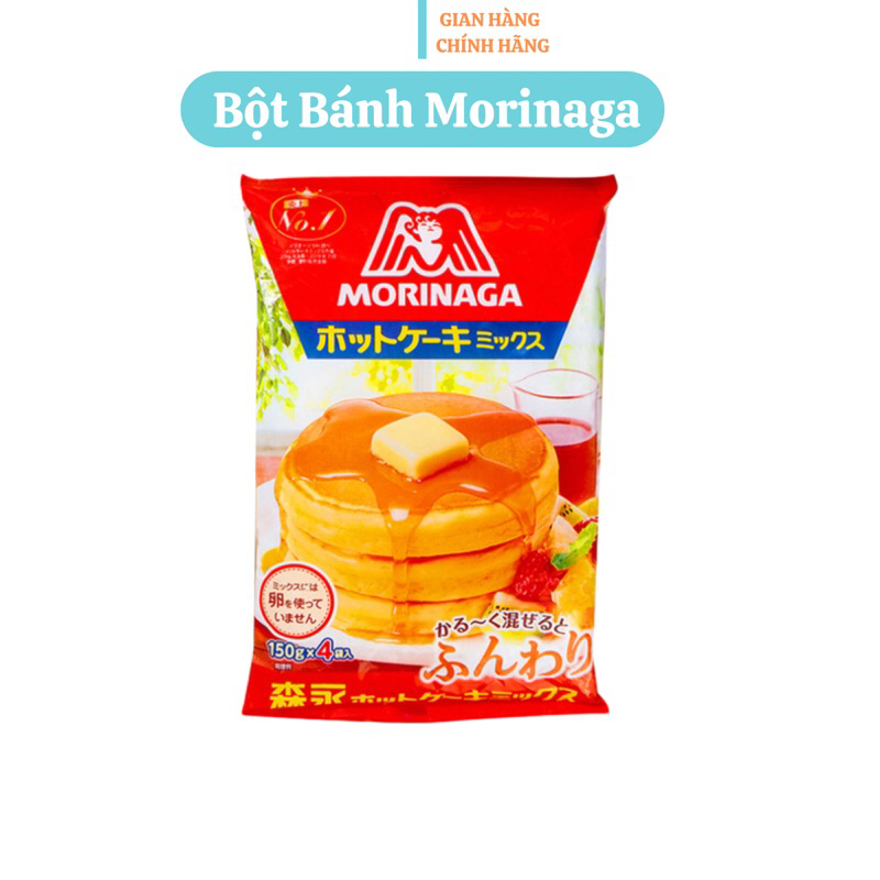 Bột Làm Bánh Pancake Morinaga 600gr Nhật Bản Cho Bé