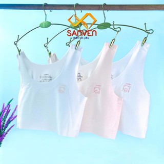 Áo Lá Học Sinh Lụa Mát, Áo Lót Cho Bé Gái Mềm Mịn Không Viền, Áo chip Bé Gái Tuổi Dậy Thì Thoải Mái, sale 12.12