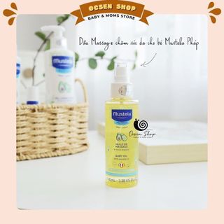 [Chính hãng - Mới] Dầu Massage Cho Trẻ Sơ Sinh Mustela Baby Oil Mustela 100ml