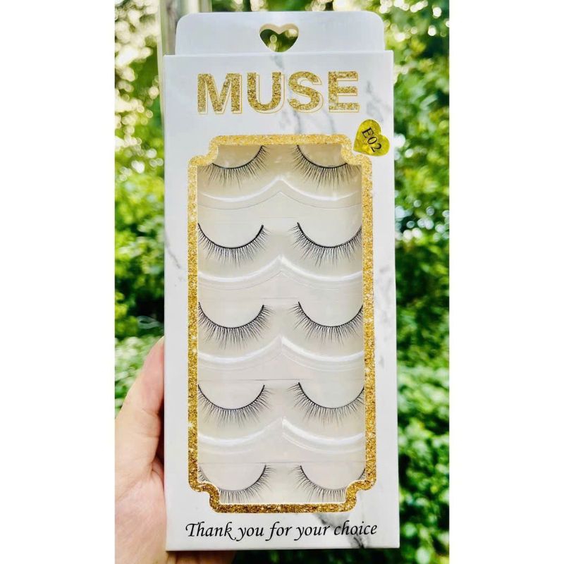 Mi muse gân đen mềm mỏng,tự nhiên ,E02-E20