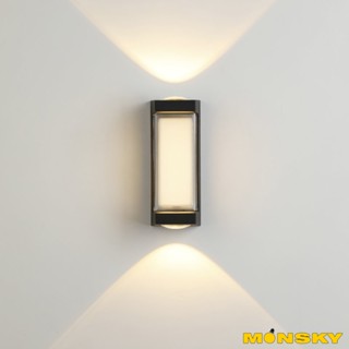 Đèn hắt treo tường MONSKY NINO 109 ánh sáng vàng trang trí phòng ngủ, cầu thang, ngoài trời