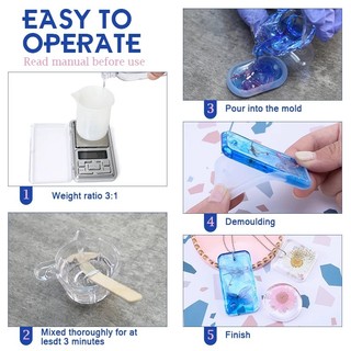 Keo Epoxy Resin 3A:1B Cứng Trong Suốt [FULL SET]