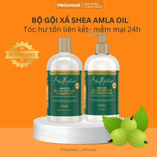 DẦU GỘI XẢ SHEA MOISTURE AMLA OIL BOND REPAIR  PHỤC HỒI LIÊN KẾT TÓC HƯ TỔN