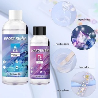 Keo Epoxy Resin 3A:1B Cứng Trong Suốt [FULL SET]